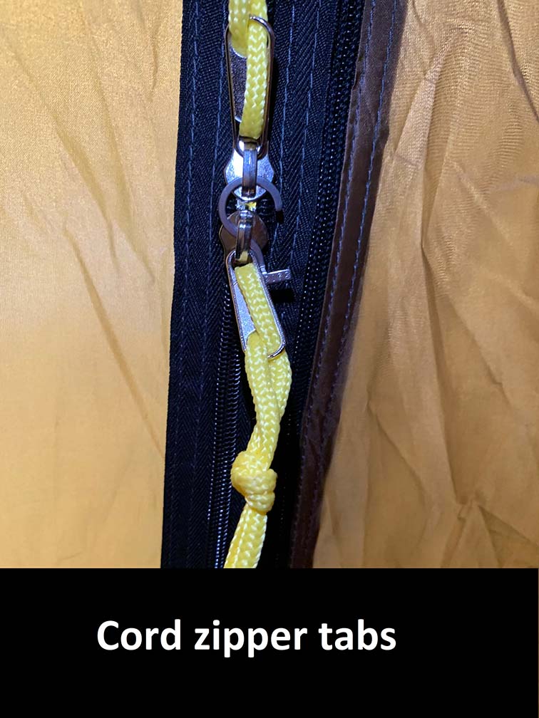 How to Use Zuppies - Cord zipper tabs